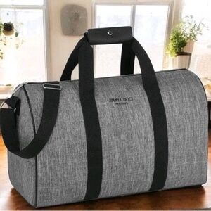 NEW Jimmy Choo Weekend Duffle Bag in Gray